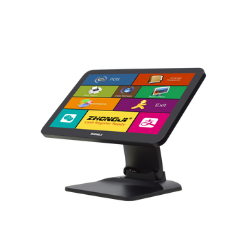 ZHONGJI® A15 Cash Register 15.6" Capacitive Touch Screen All In One Design PC Machine for Resuarant/Retail